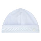 Baby Boys Blue Smocked Hat, 1, hi-res