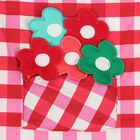 Younger Girls Pink & White Gingham Dress, 1, hi-res