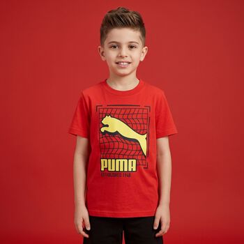 Boys Red Logo T-Shirt