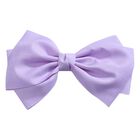 Girls Lilac Bow Hairclip, 6, hi-res