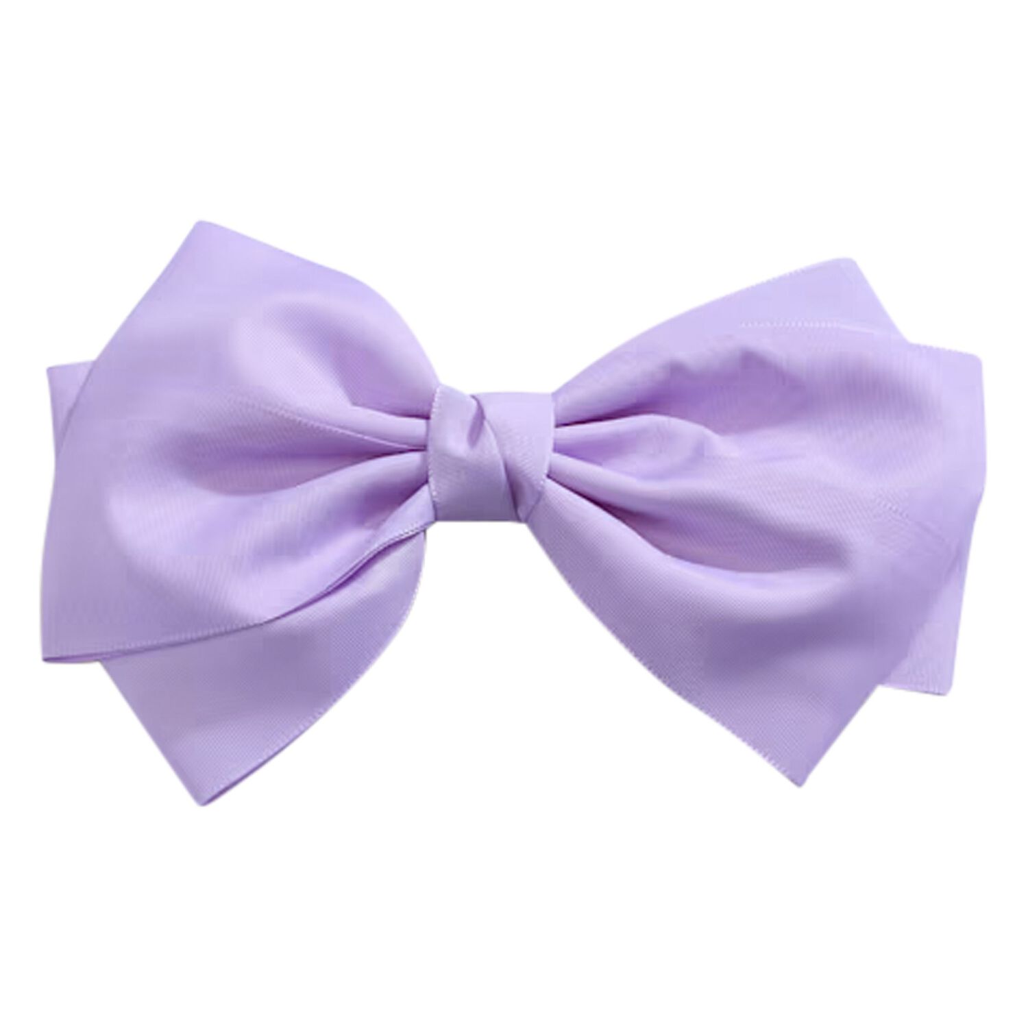 Girls Lilac Bow Hairclip, 6, hi-res image number null