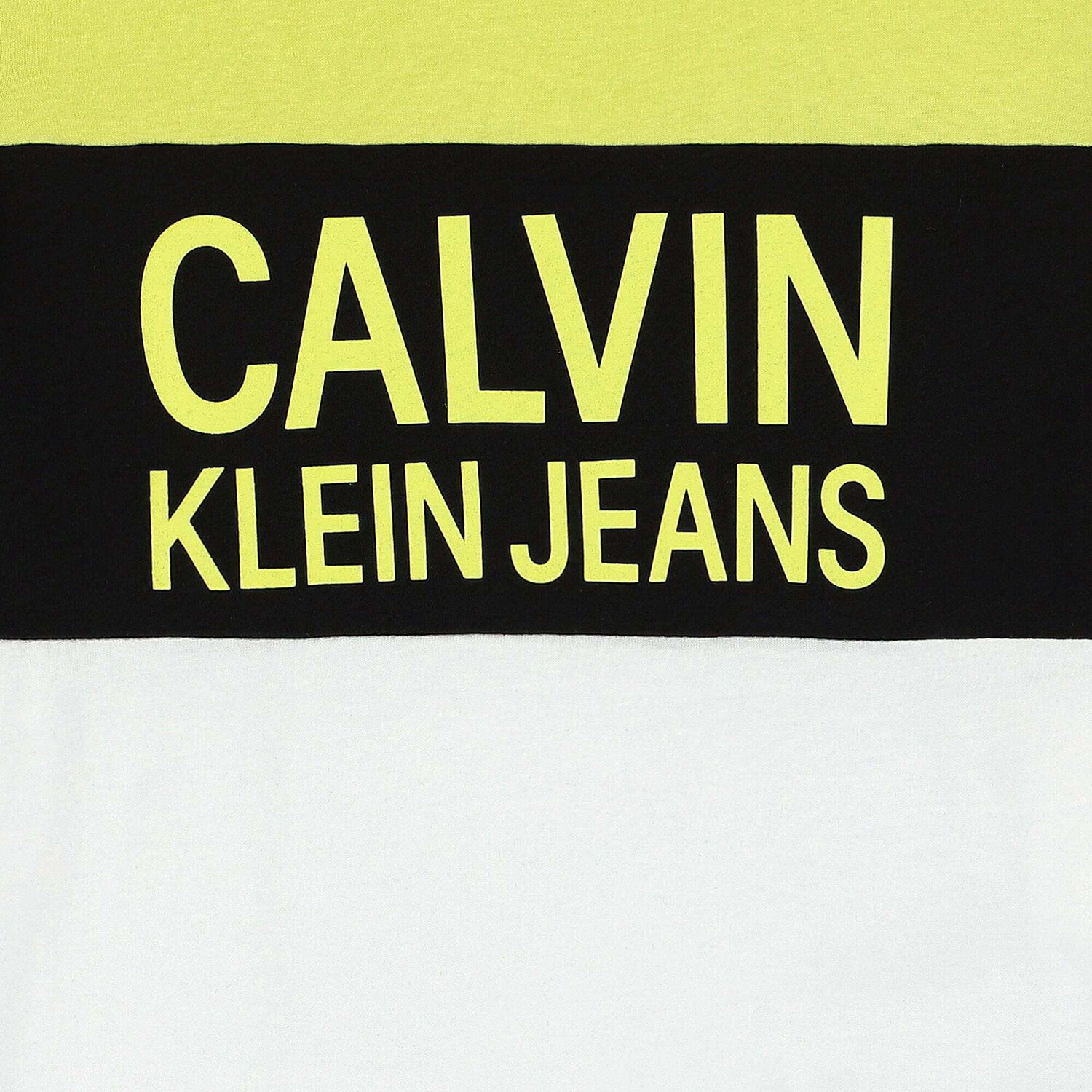 Boys Neon Yellow, Black & White Logo T-Shirt, 1, hi-res image number null