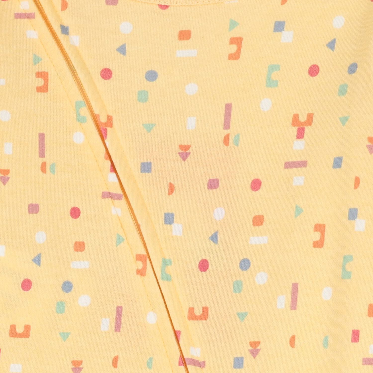 Yellow Confetti Babygrow, 1, hi-res