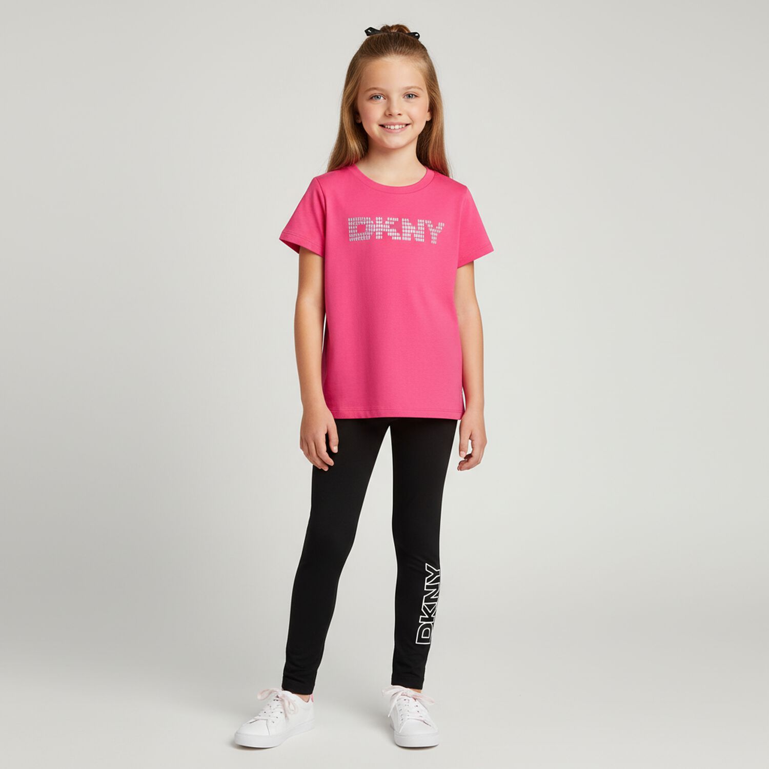 Girls Pink Logo T-Shirt, 2, hi-res