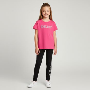 Girls Pink Logo T-Shirt