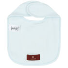 Blue & Gold Logo Baby Bib, 3, hi-res