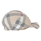 Beige Check Romper Gift Set, 1, hi-res