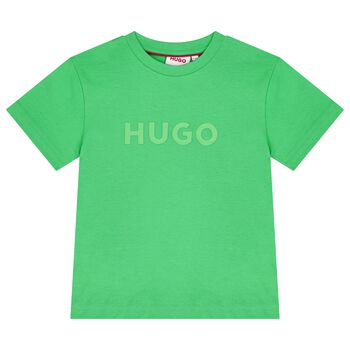 Boys Green Logo T-Shirt