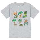 Boys Grey Logo T-Shirt, 1, hi-res