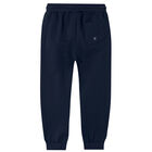 Boys Navy Logo Joggers, 1, hi-res