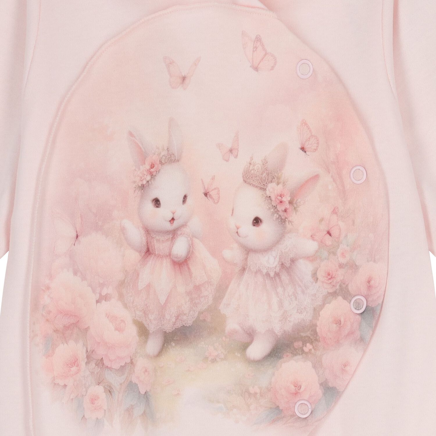 Baby Girls Pink Bunny Babygrow Gift Set, 1, hi-res
