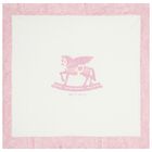 Baby Girls White & Pink Pegasus Blanket, 2, hi-res