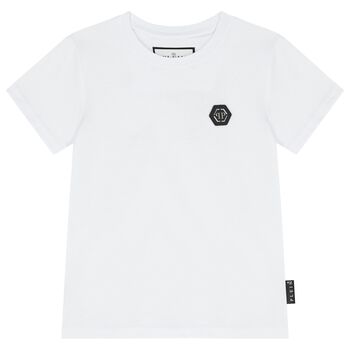 Boys White Logo T-Shirt