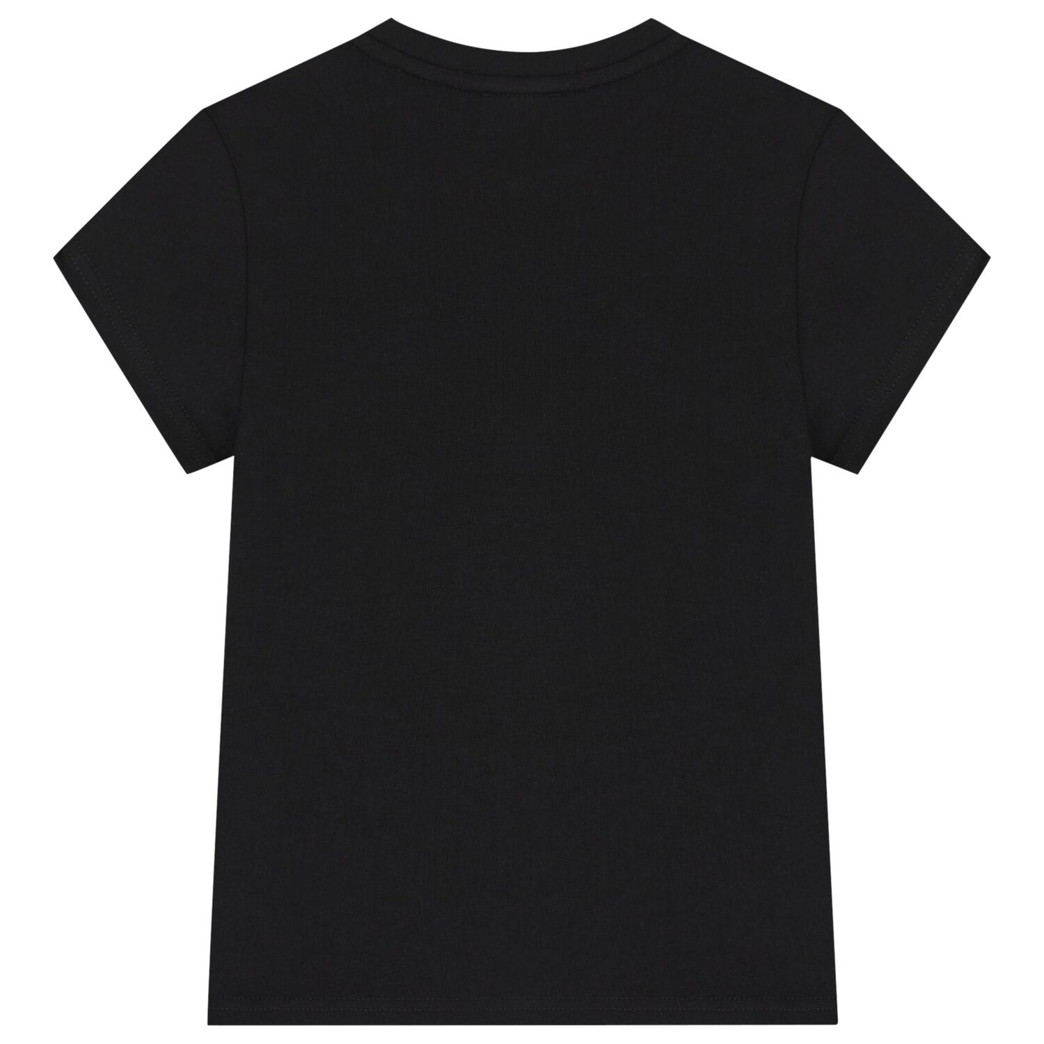 Girls Black Logo T-Shirt, 1, hi-res image number null
