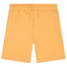 Boys White & Orange Shark Shorts Set, 2, hi-res