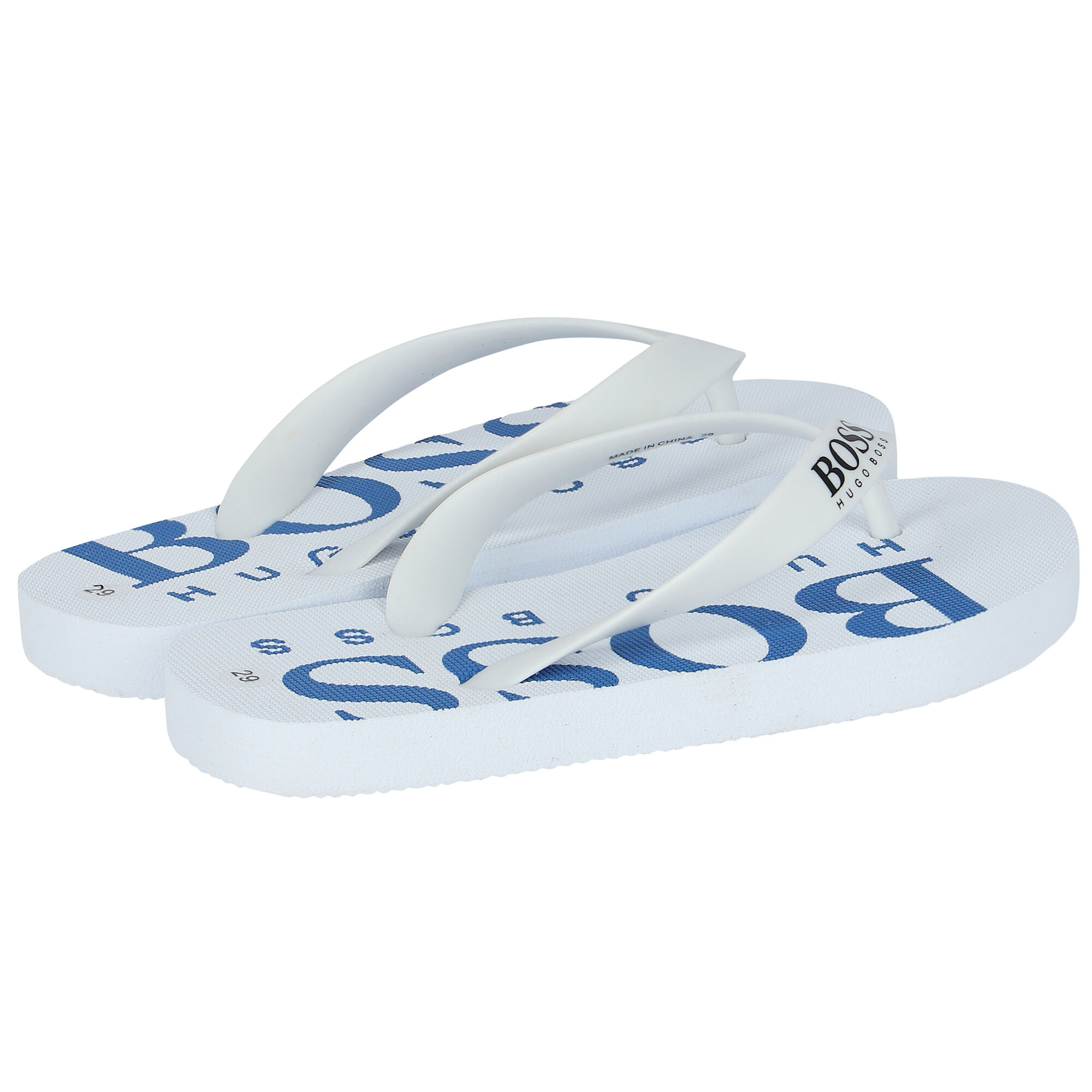 Boys white flip deals flops