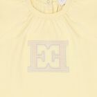 Younger Girls Yellow Logo Dress, 1, hi-res