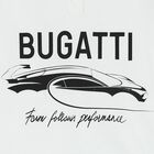 Boys White & Blue Logo Polo Shirt, 1, hi-res