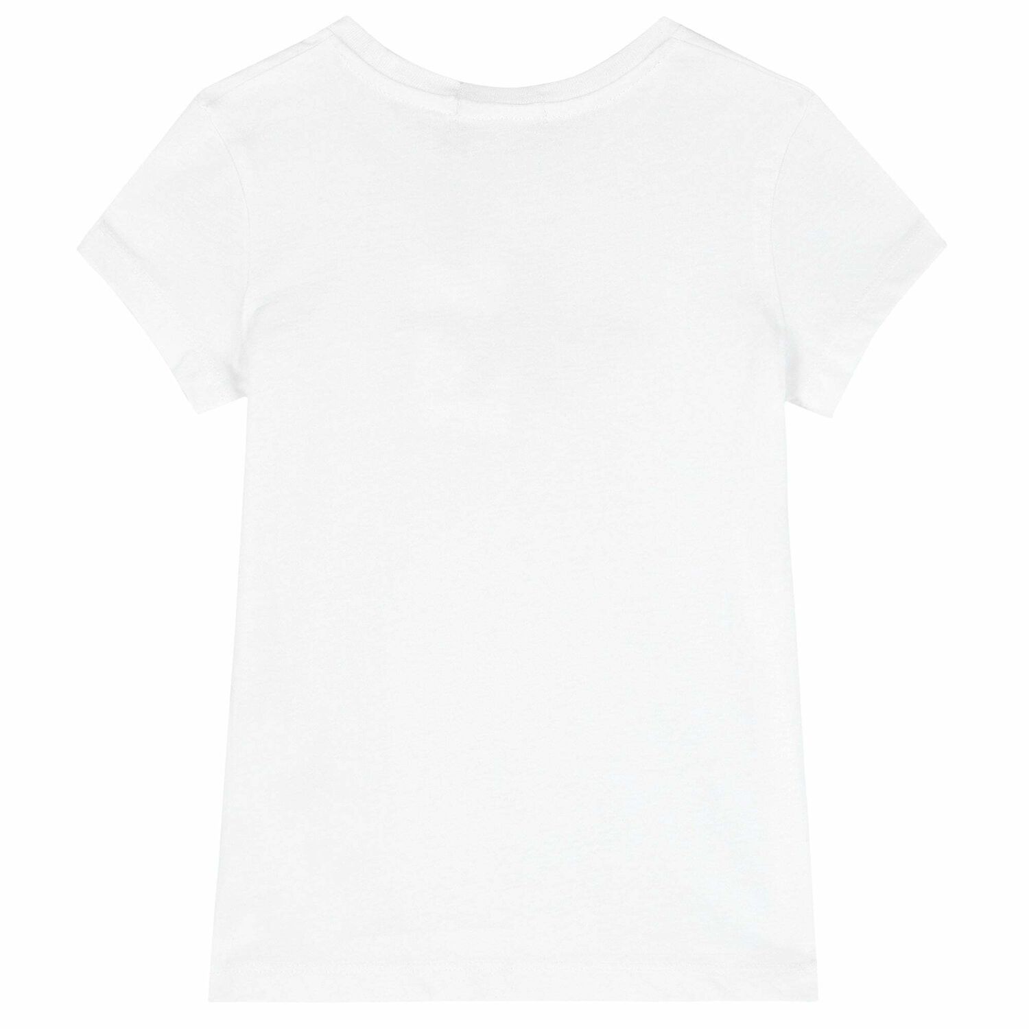 Girls White Logo T-Shirt, 1, hi-res image number null
