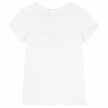 Girls White Logo T-Shirt