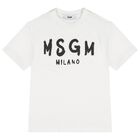 White & Black Logo T-Shirt, 1, hi-res