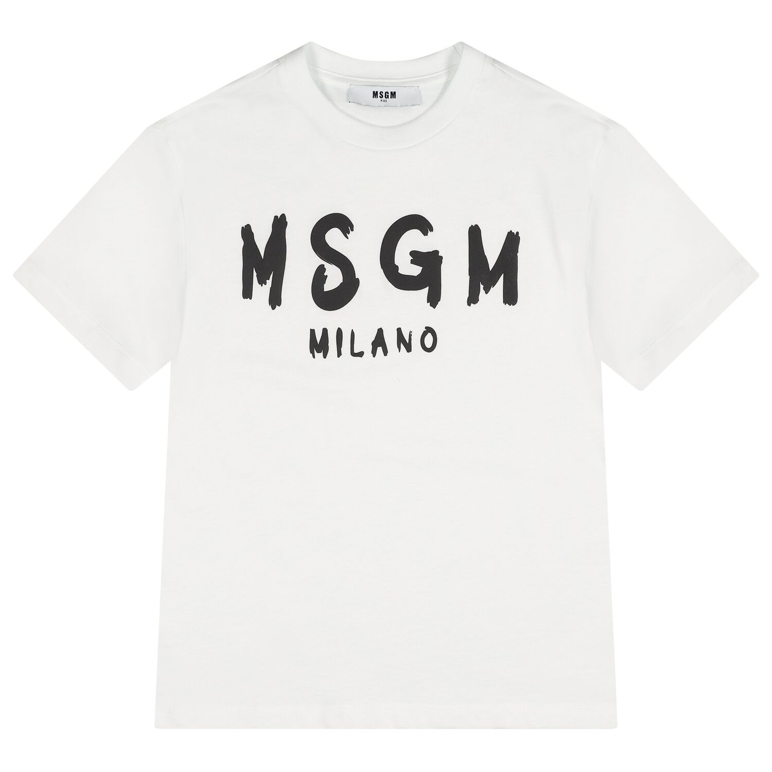 White & Black Logo T-Shirt, 1, hi-res