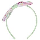 Girls Multi-Colored Logo Bow Headband, 1, hi-res