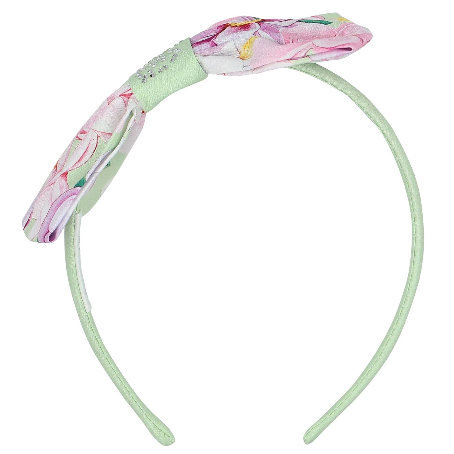 Girls Multi-Colored Logo Bow Headband, 1, hi-res