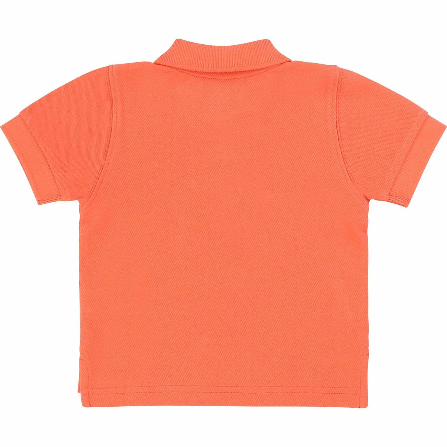 Younger Boys White Logo Polo Shirt, 1, hi-res