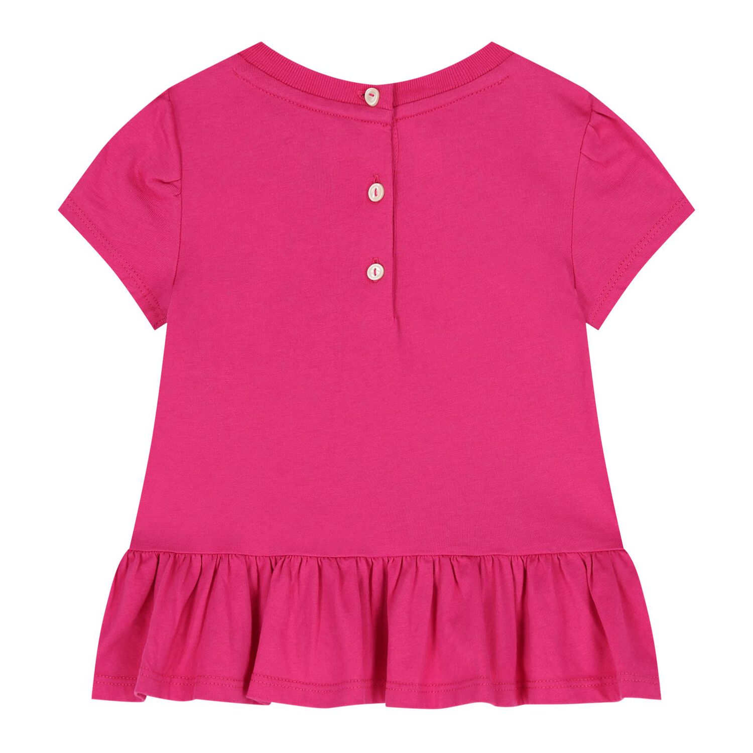 Baby Girls Pink & Navy Blue Polo Bear Leggings Set, 1, hi-res