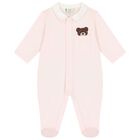 Baby Girls Pink Logo Babygrow Gift Set, 1, hi-res