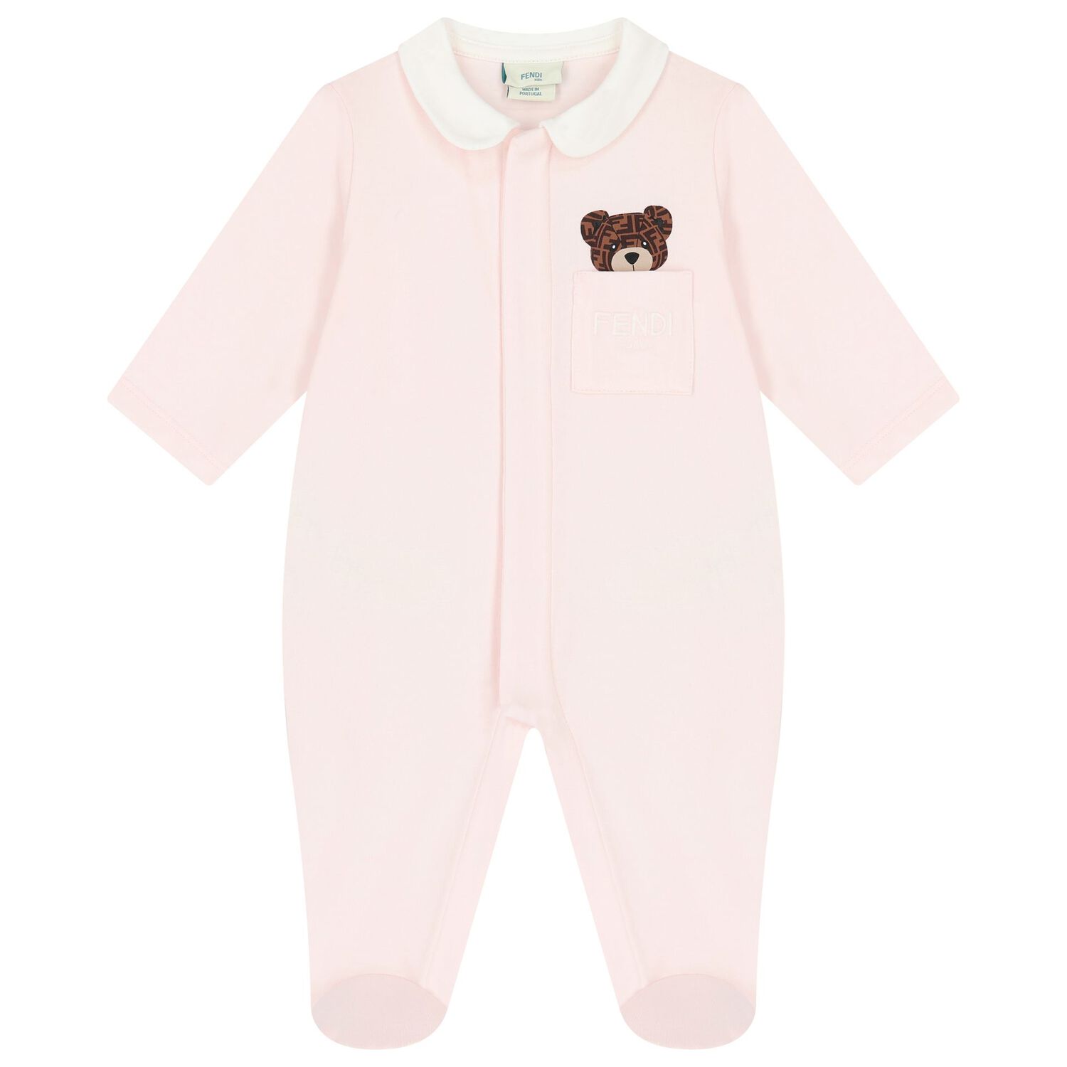 Baby Girls Pink Logo Babygrow Gift Set, 1, hi-res