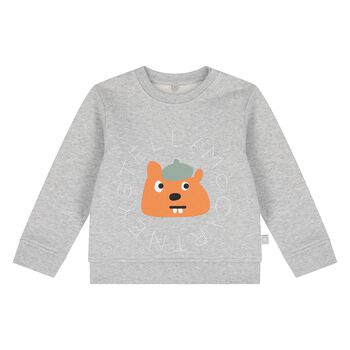 Younger Boys Grey Squirrel Sweatshirt