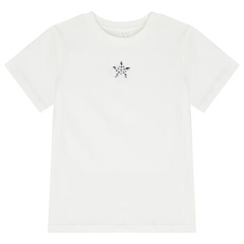 Girls Ivory Star T-Shirt