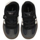 Younger Boys Black & White Trainers, 2, hi-res