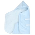 Baby Boys White & Blue Bunny Nest, 2, hi-res