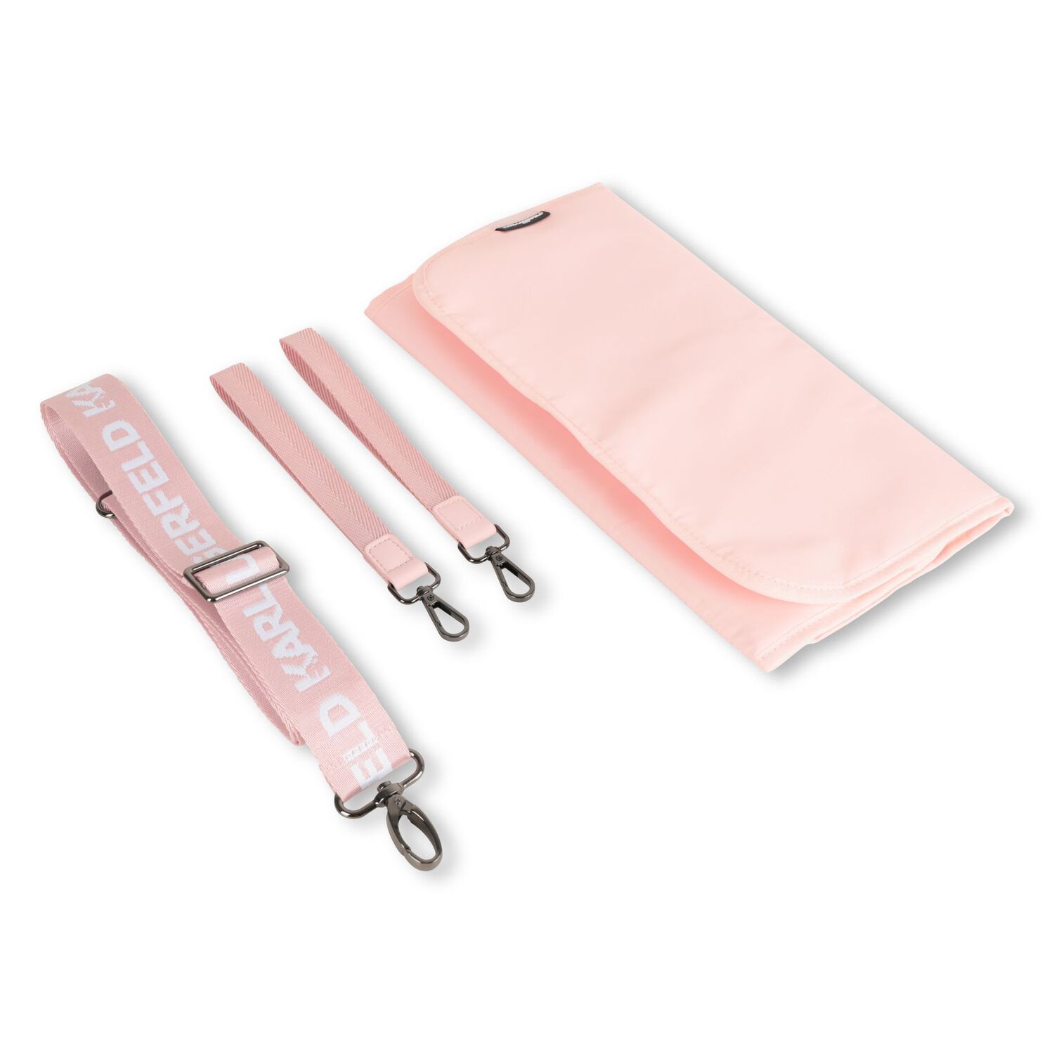 Baby Girls Pink Logo Changing Bag, 2, hi-res