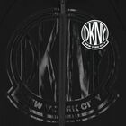 Black Logo Hooded Zip Up Top, 1, hi-res