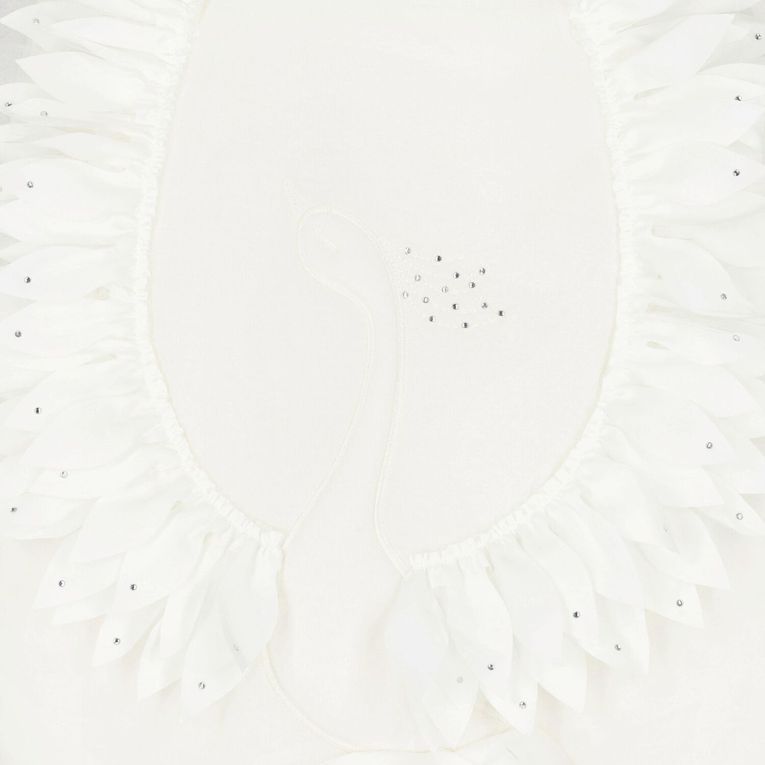 Baby Girls Ivory Swan Nest, 1, hi-res