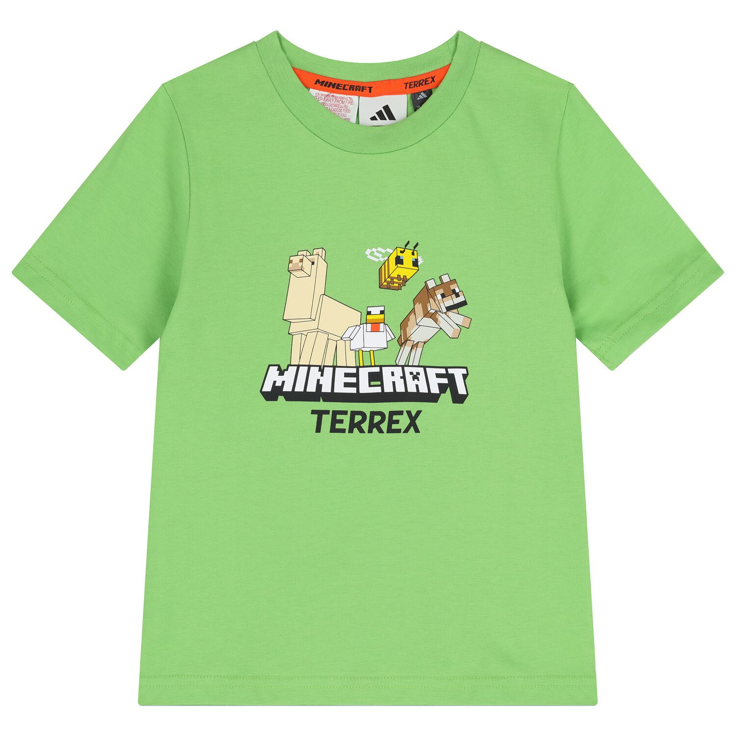 Boys Green Logo Minecraft T-Shirt, 1, hi-res