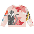 Girls Pink Logo Sweatshirt, 1, hi-res