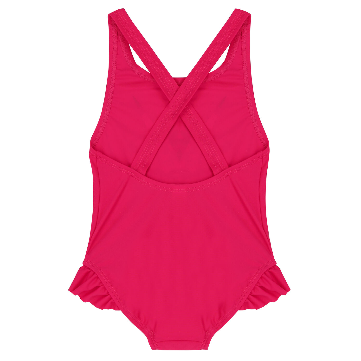 Girls Pink Unicorn Swimsuit, 1, hi-res