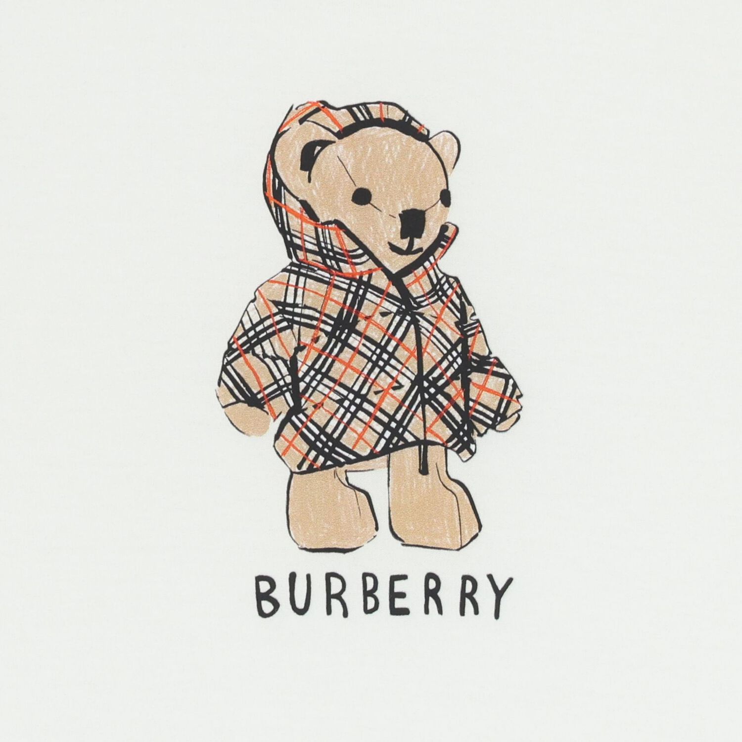 White Thomas Bear Logo T-Shirt, 1, hi-res