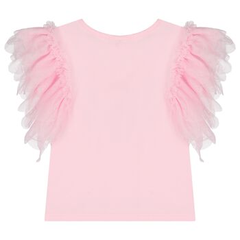 Girls Pink 8th Birthday T-Shirt
