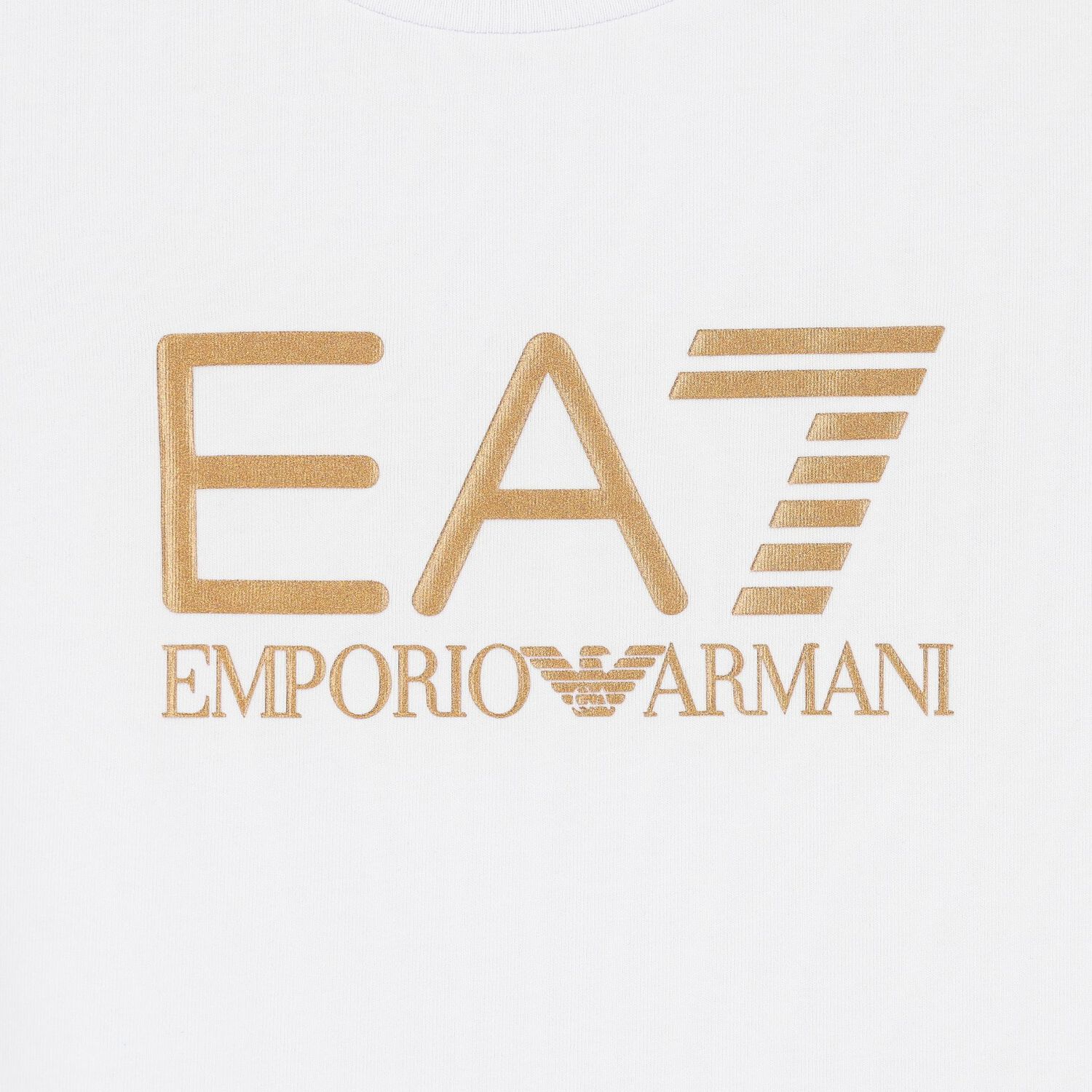 Girls White Logo T-Shirt, 6, hi-res