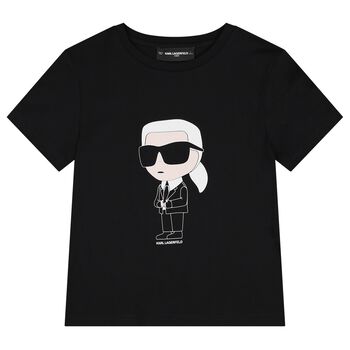 Boys Black Logo T-Shirt