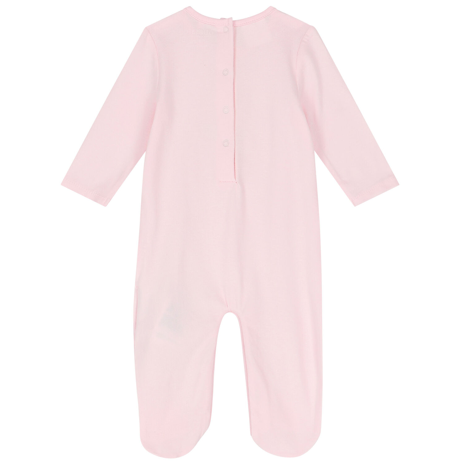 Baby Girls Pink Teddy Bear Babygrow, 1, hi-res