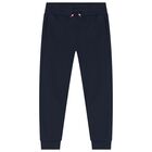 Boys Navy Blue Logo Tracksuit, 1, hi-res