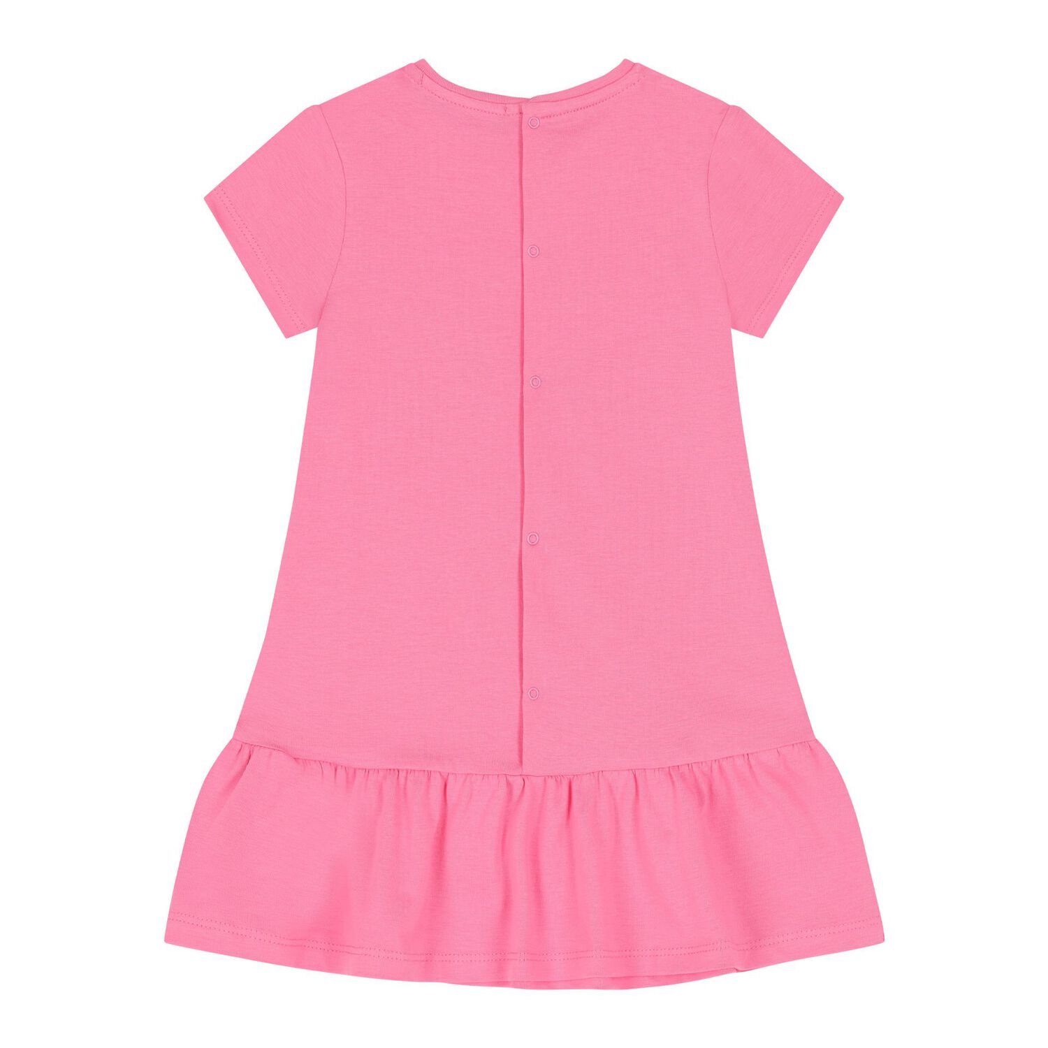 Younger Girls Pink Bag Dress, 3, hi-res