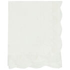 White Knitted Baby Shawl, 1, hi-res